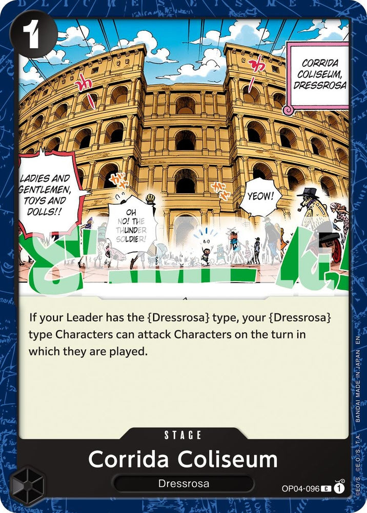 Image for Corrida Coliseum (Reprint) (OP04-096) - One Piece Card Game