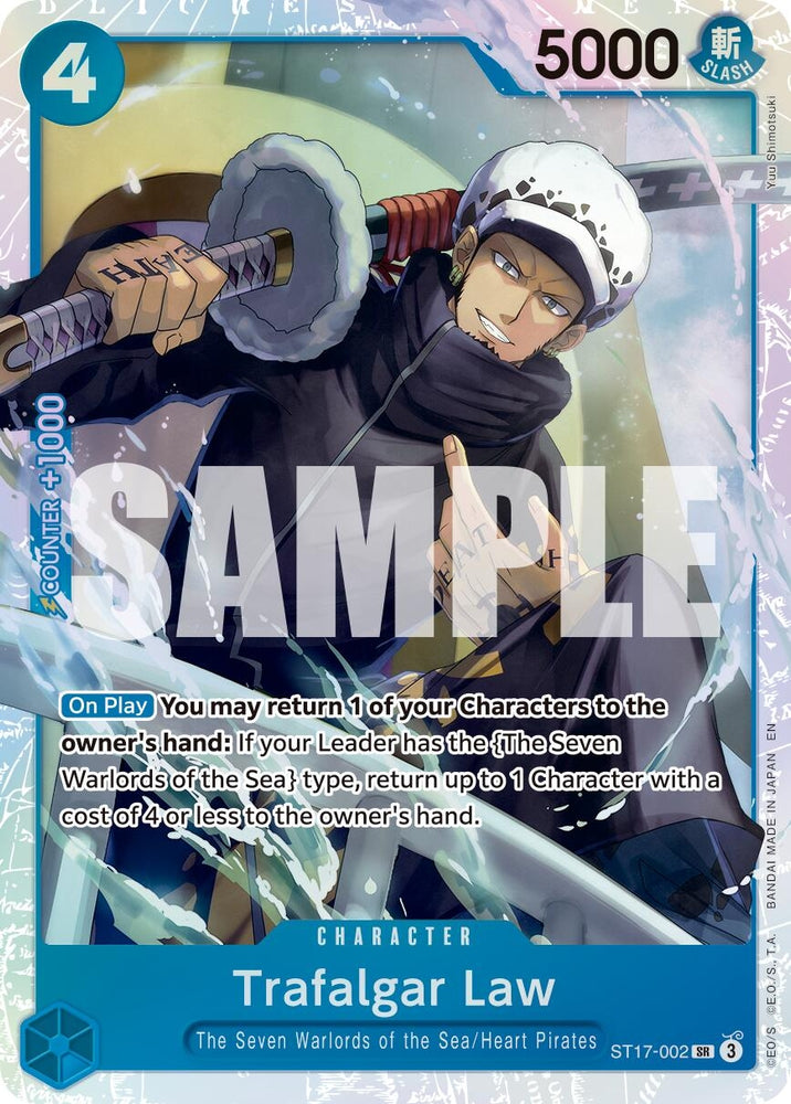 Image for Trafalgar Law - ST17-002 (Reprint) (ST17-002) - One Piece Card Game