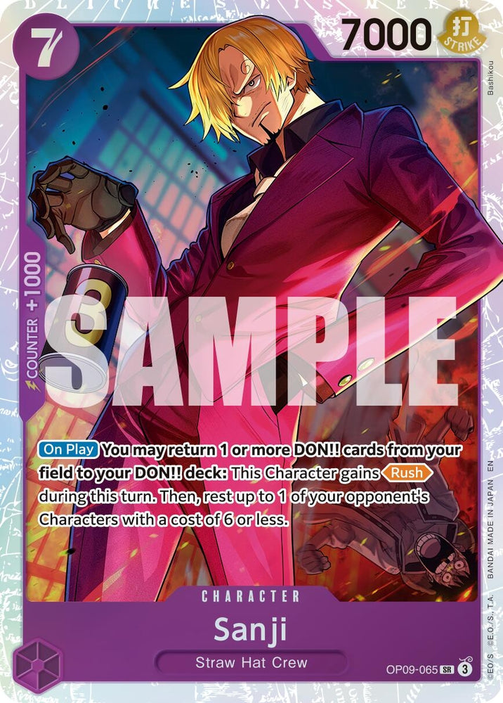 Image for Sanji - OP09-065 (Reprint) (OP09-065) (Premium Booster -The Best- Vol. 2) - One Piece Card Game