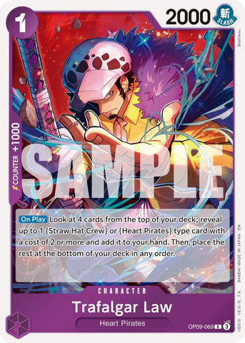 Image for Trafalgar Law - OP09-069 (Reprint) (OP09-069) - One Piece Card Game