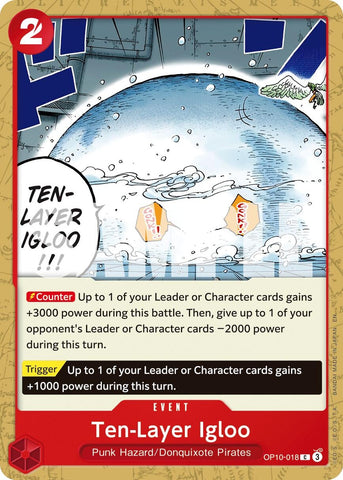 Image for Ten-Layer Igloo (Reprint) (OP10-018) - One Piece Card Game