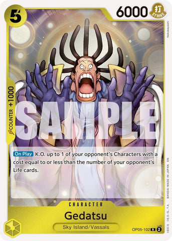 Image for Gedatsu (Reprint) (OP05-102) - One Piece Card Game