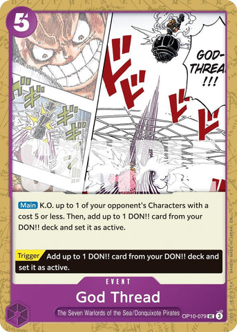Image for God Thread (Reprint) (OP10-079) - One Piece Card Game