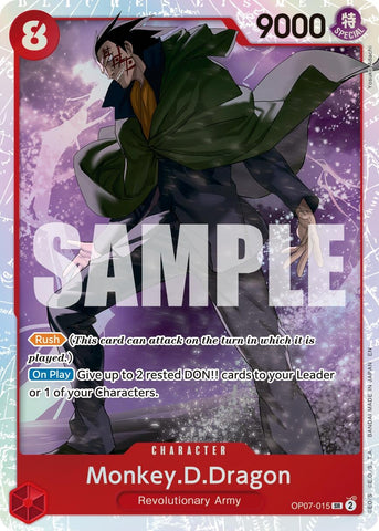 Image for Monkey.D.Dragon (Reprint) (OP07-015) - One Piece Card Game