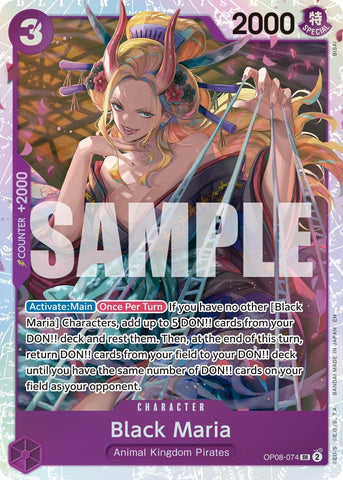 Image for Black Maria (Reprint) (OP08-074) - One Piece Card Game