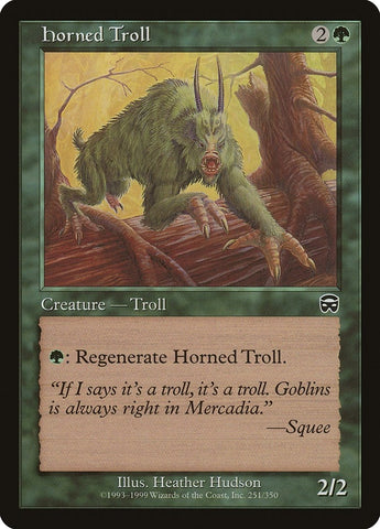 Image for Horned Troll (251) [Mercadian Masques]