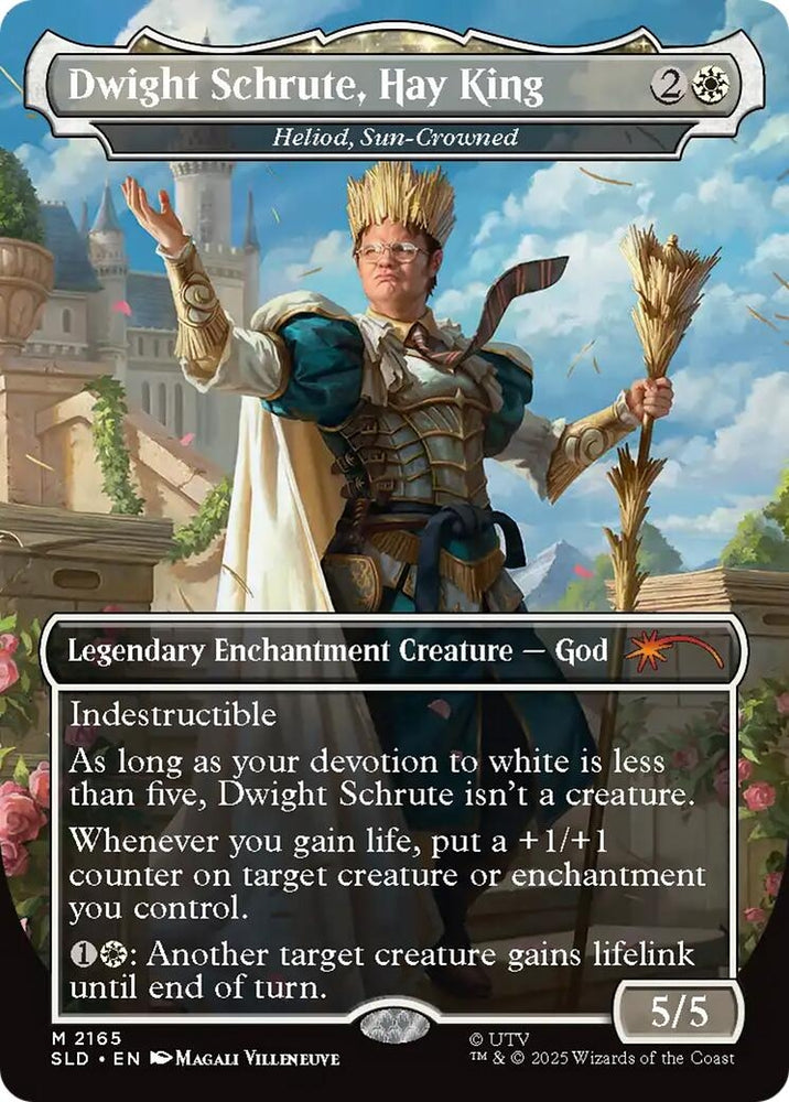 Image for Dwight Schrute, Hay King - Heliod, Sun-Crowned (2165) (Secret Lair Drop Series) - Magic: The Gathering