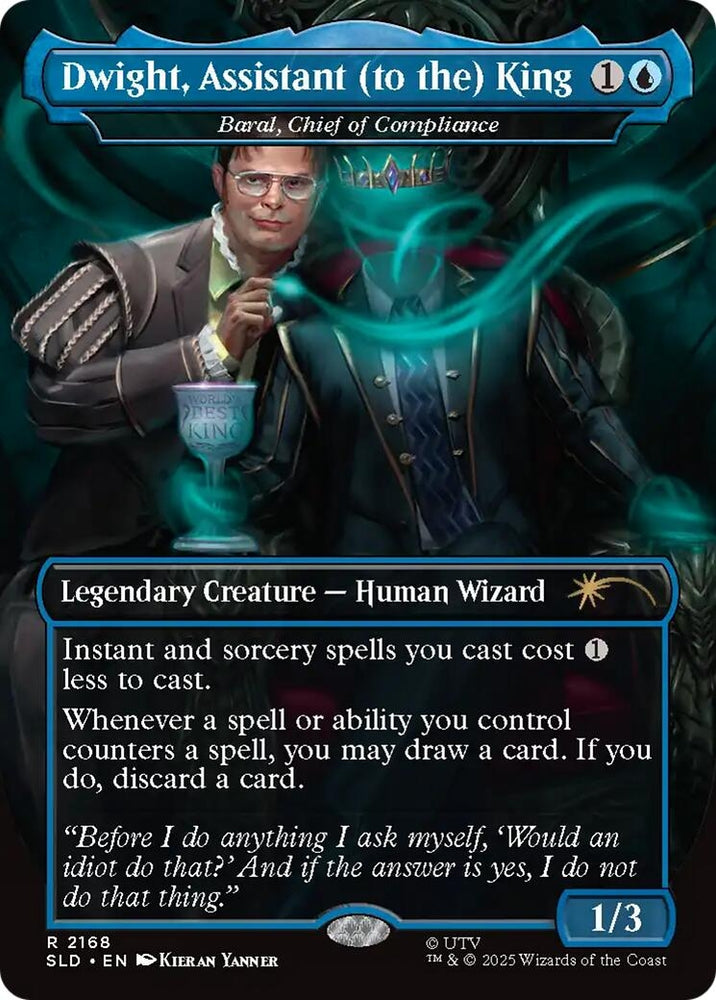 Image for Dwight, Assistant (to the) King - Baral, Chief of Compliance (2168) (Secret Lair Drop Series) - Magic: The Gathering