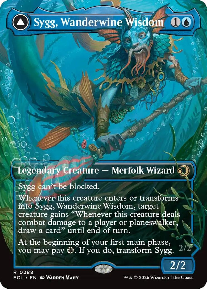 Image for Sygg, Wanderwine Wisdom (Borderless) (288) - Magic: The Gathering