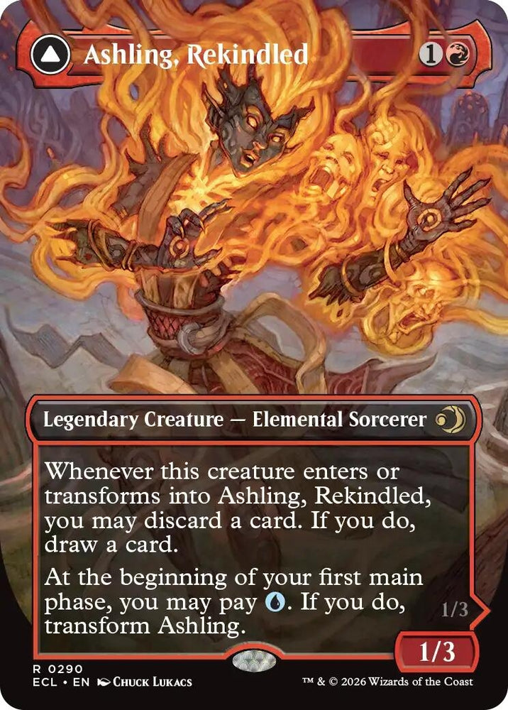 Image for Ashling, Rekindled (Borderless) (290) - Magic: The Gathering