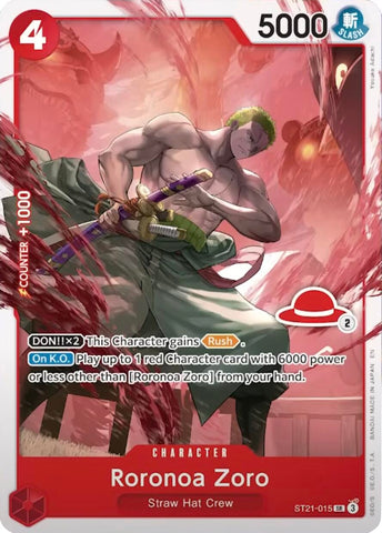 Image for Roronoa Zoro - ST21-015 (Luffy Deck) (ST21-015) - One Piece Card Game