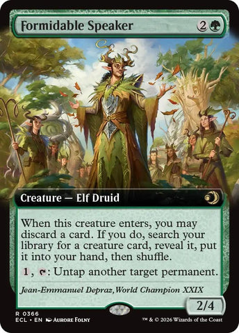 Image for Formidable Speaker (Extended Art) (366) - Magic: The Gathering