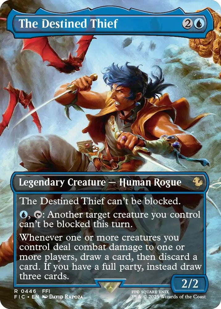 Image for The Destined Thief (Borderless) (446) (Commander: FINAL FANTASY) - Magic: The Gathering