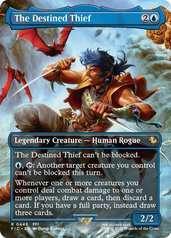 Image for The Destined Thief (Borderless) (446) (Commander: FINAL FANTASY) - Magic: The Gathering