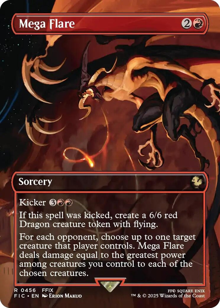 Image for Mega Flare (Borderless) (456) (Commander: FINAL FANTASY) - Magic: The Gathering