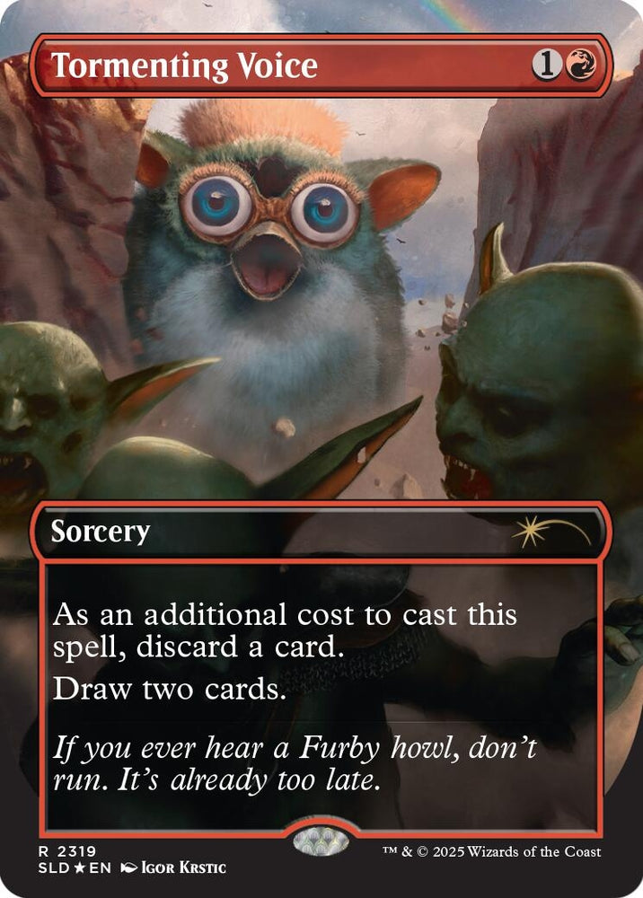 Image for Tormenting Voice (Rainbow Foil) (2319) - Magic: The Gathering