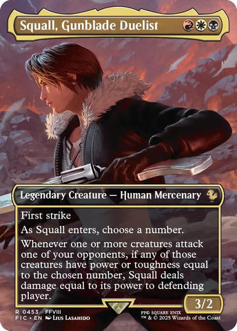 Image for Squall, Gunblade Duelist (Borderless) (453) (Commander: FINAL FANTASY) - Magic: The Gathering