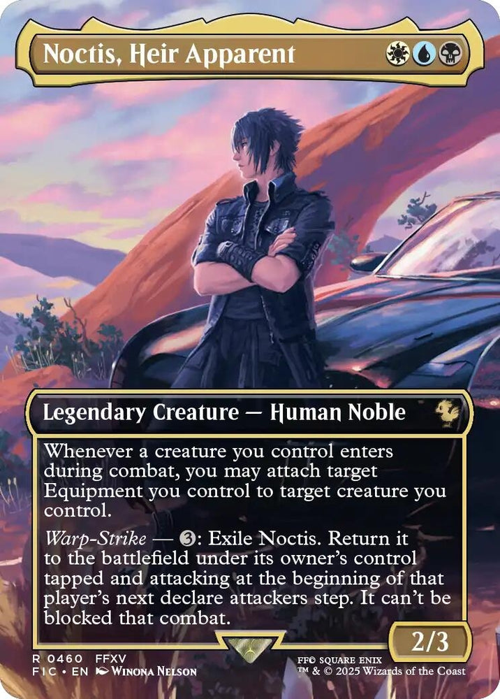 Image for Noctis, Heir Apparent (Borderless) (460) (Commander: FINAL FANTASY) - Magic: The Gathering