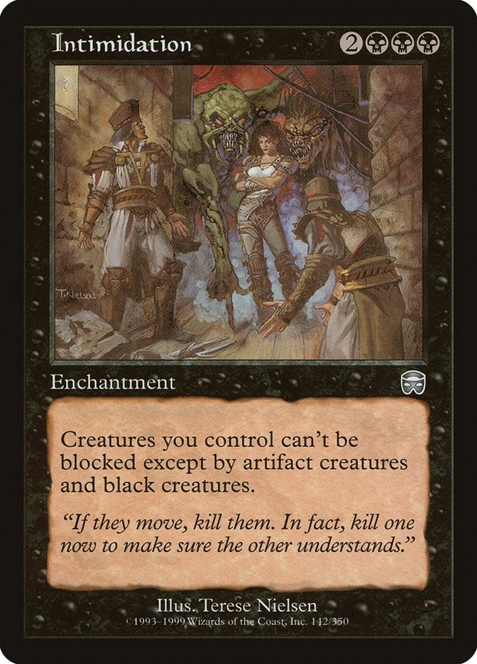 Image for Intimidation (142) [Mercadian Masques]