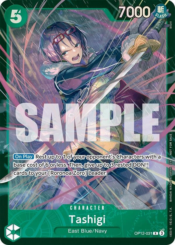 Image for Tashigi (Store Treasure Cup 2025) (OP12-031) - One Piece Card Game