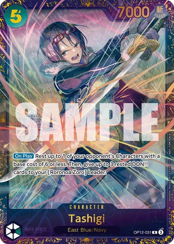 Image for Tashigi (Treasure Cup 2025) (OP12-031) - One Piece Card Game
