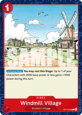 Image for Windmill Village (OP13-022) (Carrying On His Will) - One Piece Card Game