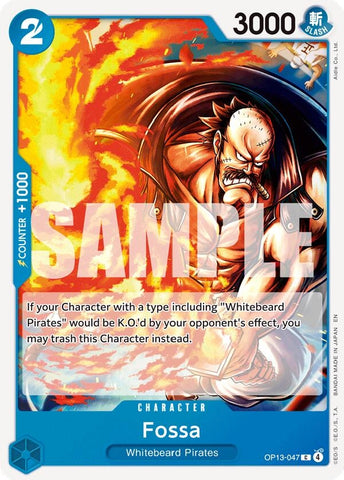 Image for Fossa (OP13-047) (Carrying On His Will) - One Piece Card Game