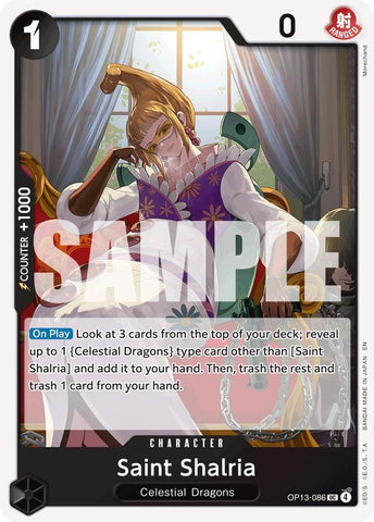 Image for Saint Shalria (OP13-086) (Carrying On His Will) - One Piece Card Game