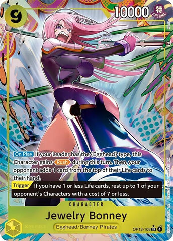 Image for Jewelry Bonney (108) (Alternate Art) (OP13-108) (Carrying On His Will) - One Piece Card Game
