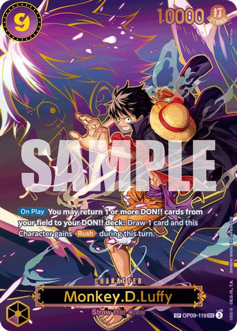 Image for Monkey.D.Luffy - OP09-119 (SP) (OP09-119) (Carrying On His Will) - One Piece Card Game
