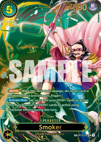 Image for Smoker - OP10-030 (SP) (OP10-030) (Carrying On His Will) - One Piece Card Game