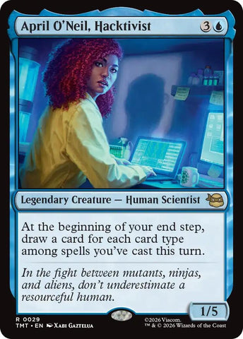 Image for April O'Neil, Hacktivist (29) - Magic: The Gathering