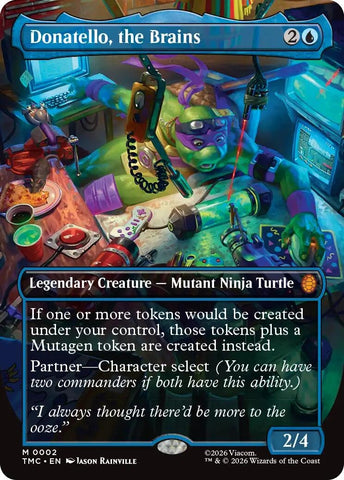 Image for Donatello, the Brains (Borderless) (2) - Magic: The Gathering