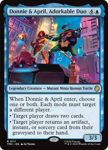 Image for Donnie & April, Adorkable Duo (111) - Magic: The Gathering