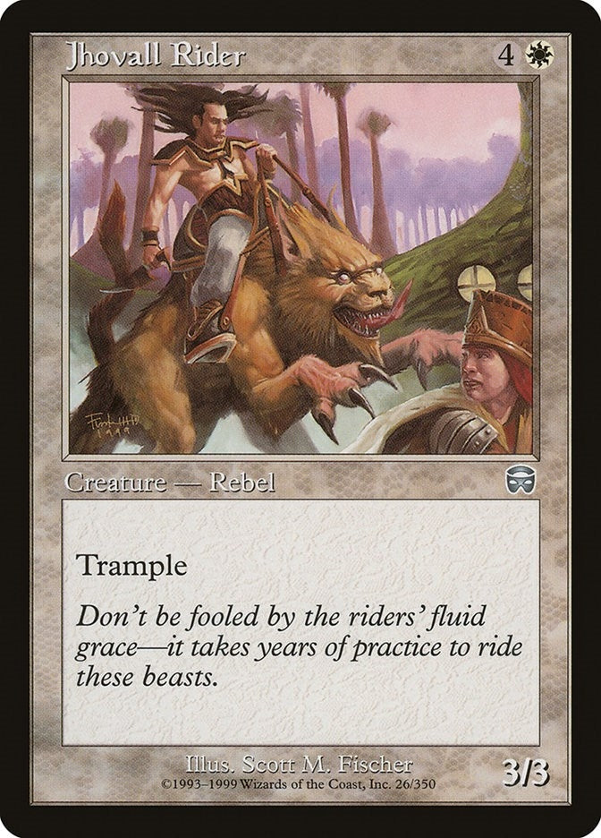 Image for Jhovall Rider (26) [Mercadian Masques]