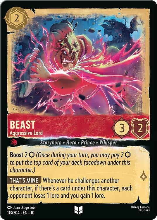 Image for Beast - Aggressive Lord (113/204) (Whispers in the Well) - Disney Lorcana