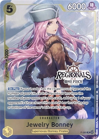 Image for Jewelry Bonney (CS 25-26 Regionals Textured Chase Promo) (P-085) - One Piece Card Game