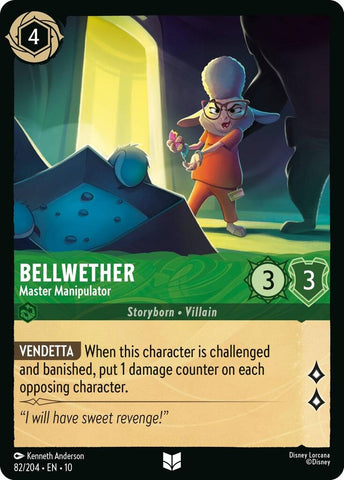 Image for Bellwether - Master Manipulator (82/204) (Whispers in the Well) - Disney Lorcana