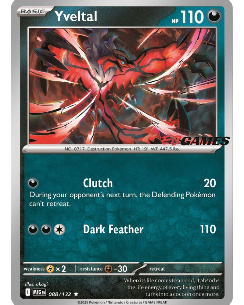 Image for Yveltal (EB Games) (088/132) - Pokemon