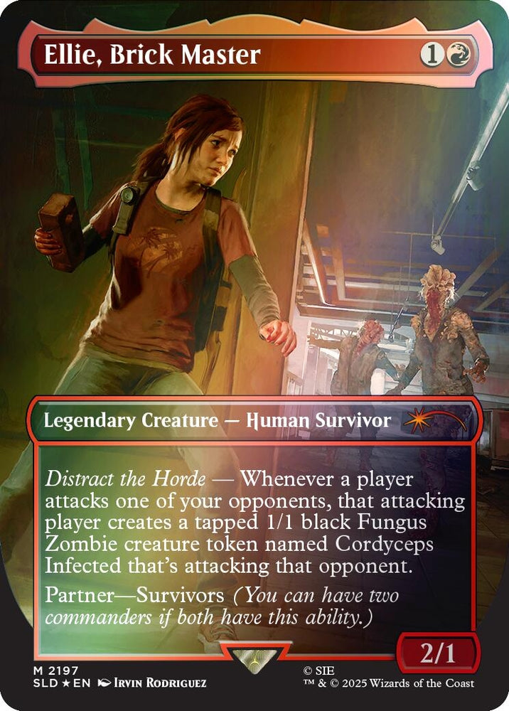 Image for Ellie, Brick Master (Rainbow Foil) (2197) - Magic: The Gathering