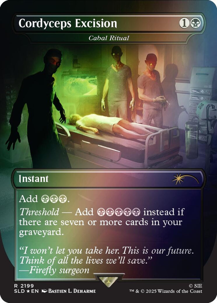 Image for Cordyceps Excision - Cabal Ritual (Rainbow Foil) (2199) - Magic: The Gathering