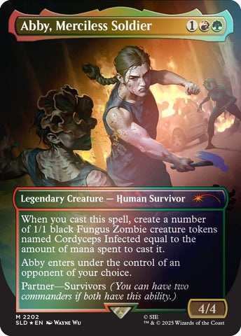 Image for Abby, Merciless Soldier (Rainbow Foil) (2202) - Magic: The Gathering