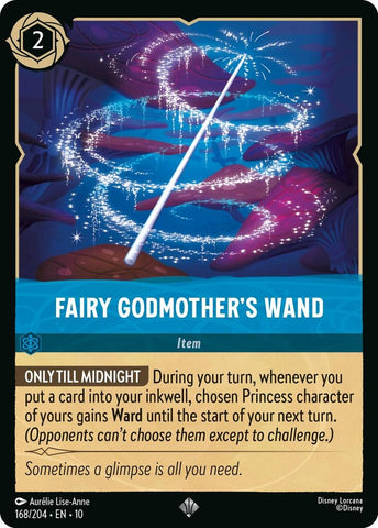 Image for Fairy Godmother's Wand (168/204) (Whispers in the Well) - Disney Lorcana