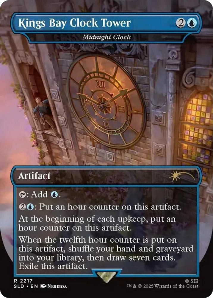 Image for Kings Bay Clock Tower - Midnight Clock (2217) (Secret Lair Drop Series) - Magic: The Gathering