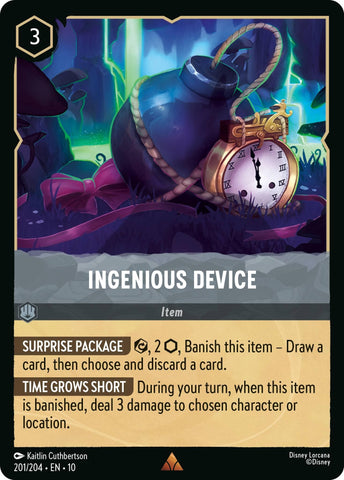 Image for Ingenious Device (201/204) (Whispers in the Well) - Disney Lorcana