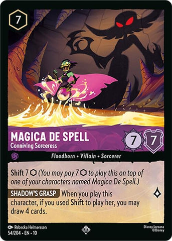 Image for Magica De Spell - Conniving Sorceress (54/204) (Whispers in the Well) - Disney Lorcana