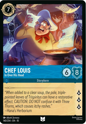 Image for Chef Louis - In Over His Head (140/204) (Whispers in the Well) - Disney Lorcana