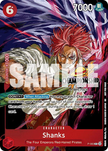 Image for Shanks (CS 25-26 Event Pack Finalist Ver.) (P-083) - One Piece Card Game