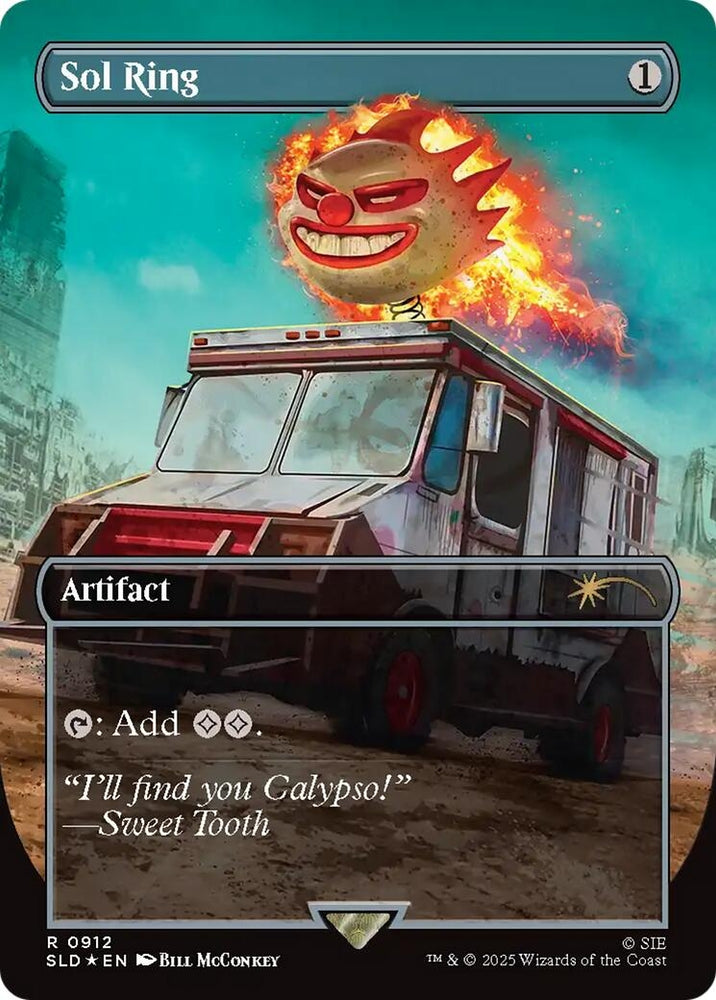 Image for Sol Ring (0912) (Rainbow Foil) (912) - Magic: The Gathering