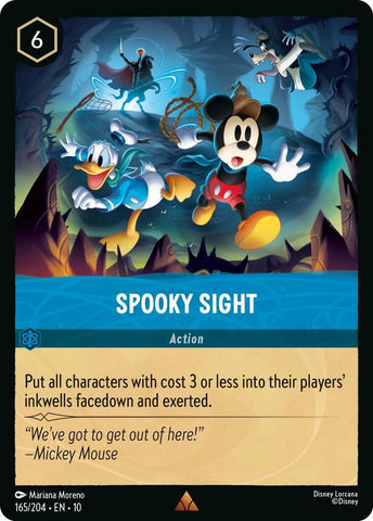 Image for Spooky Sight (165/204) (Whispers in the Well) - Disney Lorcana